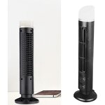 USB Portable Small Desk Fan with Night Light - 13in Fan Quiet Cooling