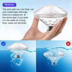 7 Modes Ornament Bathtub Pond Decor - Underwater Waterproof Lighting