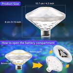 Floating LED Swimming Pool Lights - Bathtub Lights Colorful Outdoor Lighting