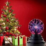 Touch and Sound Activated Lightning Globe - Magical Interactive Mood Setting