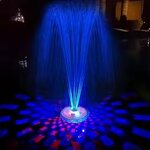 Fountain Pump RGB Color - for Pond Pool Garden LED Colorful Water Floating