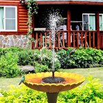 Fountain for Solar in Garden - Solar Powered Garden Water