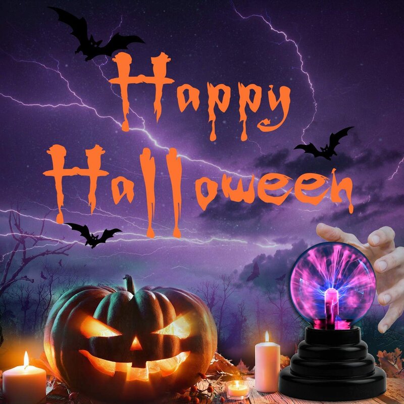 USB Powered Plasma Ball Lamp - Touch Sensitive ABS Nebula Sphere Globe