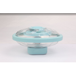 Waterproof Water Pump Floating Pool Fountain - with Lights for Bird Bath