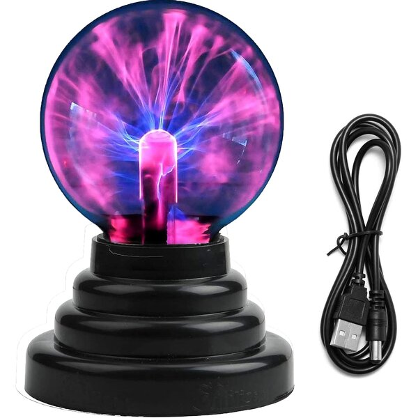 Purple Plasma Ball - Touch & Sound Sensitive Plasma Globe