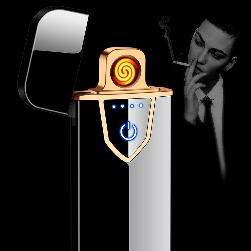 Metal USB Rechargeable Electric Smoking Lighters - Manufacturer