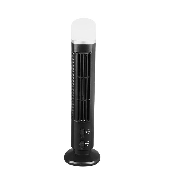 USB Portable Small Desk Fan with Night Light - 13in Fan Quiet Cooling