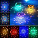 RGB LED Swimming Pool Lights - Atmospheric Party Floating Pool Lights Waterproof