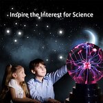 Plasma Ball Light Lamp - Static Electricity Globe Electric Lightning Ball