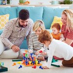 Educational Toy Pegboard Building Blocks - Board Games Pegs Building