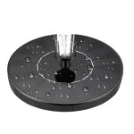 Solar Fountain with Easy Install Nozzle - Solar Powered Fountain Pump