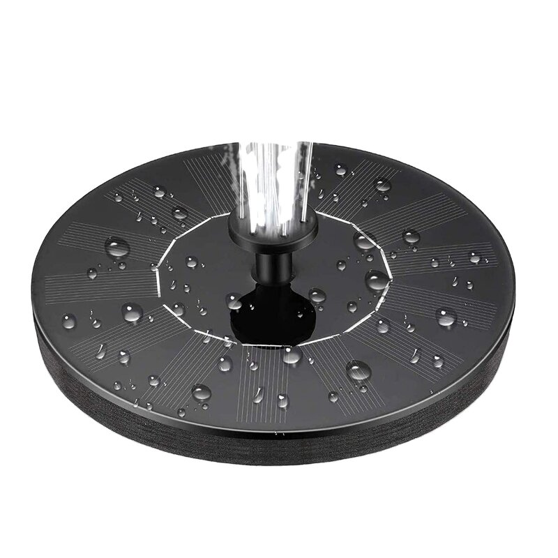 Solar Fountain with Easy Install Nozzle - Solar Powered Fountain Pump