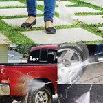 Extendable Washer Sprayer - with 2 Water Hose Nozzle for Garden Hose