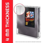 Game Display Protector - 4MM Thick Acrylic Compatible Nintendo NES Anti-Dust Anti-UV