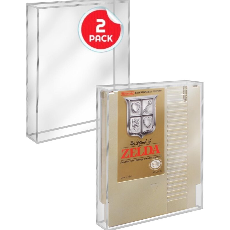 Game Display Protector - 4MM Thick Acrylic Compatible Nintendo NES Anti-Dust Anti-UV