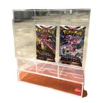 Booster Pack Dispenser - Custom Clear for Yugiho Glass 3-Slot Light Weight Display