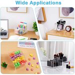 Pen Holder - 360-Degree Desktop Stationery Organizer Caddy Acrylic Rotating for Office