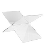 Book Stand - Acrylic Reading Display Holder for Open Quran Desk Clear Easel