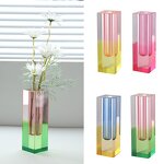 Flower Vase - Creative Simple Pluggable Dry Flower Hydroponic Nordic Acrylic Color