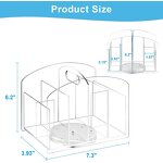 Pen Holder - 360-Degree Desktop Stationery Organizer Caddy Acrylic Rotating for Office