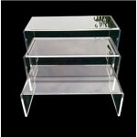 Shoe Display Holder - Custom Multi Tiers Clear Acrylic Single High Heel Rack Stand