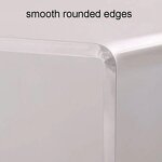 Acrylic Tray - Wholesale Large Transparent Custom Coffee Table Food Display with Insert