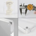 Picture Photo Frame - Wholesale Custom Size 4x6 Inch Clear Acrylic Magnetic Tabletop