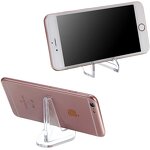 Easel Stands - 12 Packs Acrylic Clear Mini for Displaying Coins Pocket Watches Capsules