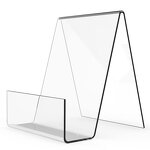Display Stand - Transparent Acrylic Plastic Crafts for Bookstore Book Product Placement