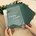 Wedding Invitations - Factory Direct Sales Low Price Acrylic Plastic Europe Customized