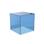 Display Stand - Customed Colored Acrylic Cube Square 5 Sided Box Perspex Tray Holder
