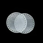 Bag Weaving Board - 6 Pack Acrylic Round Clear Front Back Panel Shaper for DIY Knitting