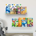 Acrylic Shelf - 15" Invisible Floating Wall Ledge for Kids Book Display Mounted