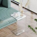 Side Table - Special-shaped Small Nordic Light Luxury Acrylic Simple Modern Corner