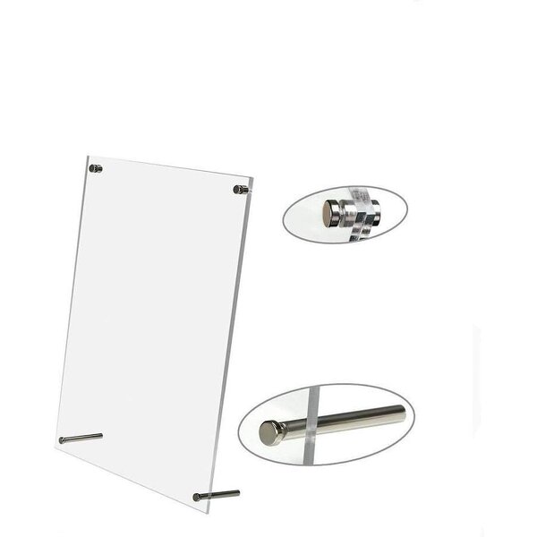 Photo Frame - Modern Acrylic 8.5x11 Free-Standing Desktop Plastic Craft