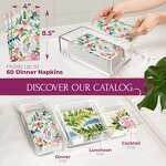 Napkin Holder - Craft Acrylic Guest Towel Clear Bathroom Paper Hand Towels Storage Tray