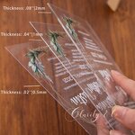 Wedding Invitations - Factory Direct Sales Low Price Acrylic Plastic Europe Customized