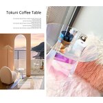 Coffee Table - BSCI Factory Acrylic Rainbow Iridescent End Table Modern Accent TV