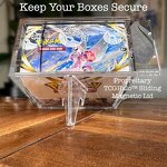 Booster Box Acrylic Case - Factory Sliding Magnetic Lid Clear for Pokemon Card Display