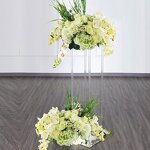 Wedding Flower Stand - Rectangle Acrylic for Table Centerpiece Event Decoration