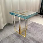Nightstand - Modern Design Home Decor Display Acrylic Furniture Side Coffee Table