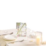 Vase - Modern Floral Book-Shaped Acrylic Crystal Material for Home Tabletop Decoration