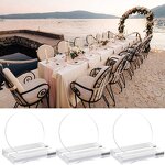 Display Stand - 10pcs Clear Acrylic with Slot for Menu Place Card Restaurant Party