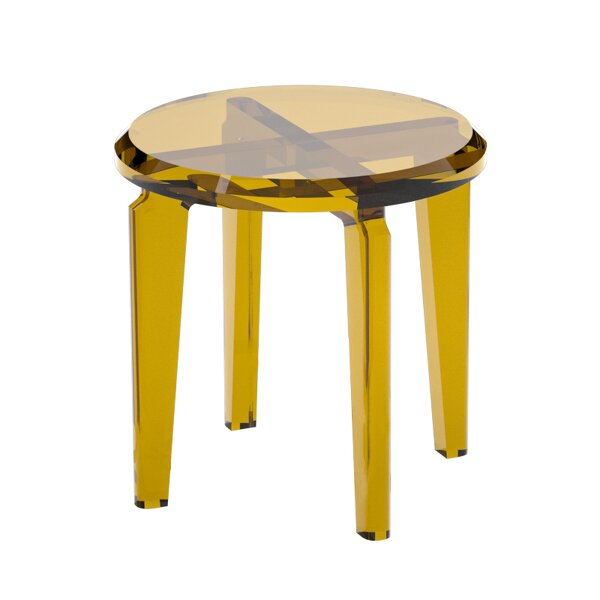 Children's Bench - Small Household Internet Popular Coffee Table Stool Acrylic Transparent