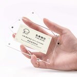 Magnetic Desk Display Stand - Low Price Acrylic Block Custom Magnetic Sign Holder