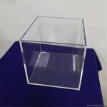 Display Stand - Customed Colored Acrylic Cube Square 5 Sided Box Perspex Tray Holder
