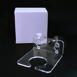 Cup Holder - Shower and Bath for Wine/Beer/Coffee Clear Acrylic Wine Glass
