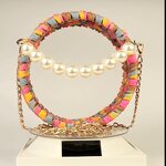 Bag Weaving Board - 6 Pack Acrylic Round Clear Front Back Panel Shaper for DIY Knitting