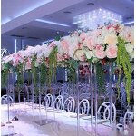 Flower Stand - Crystal Chandelier Elegant Table Centerpiece for Wedding Arch