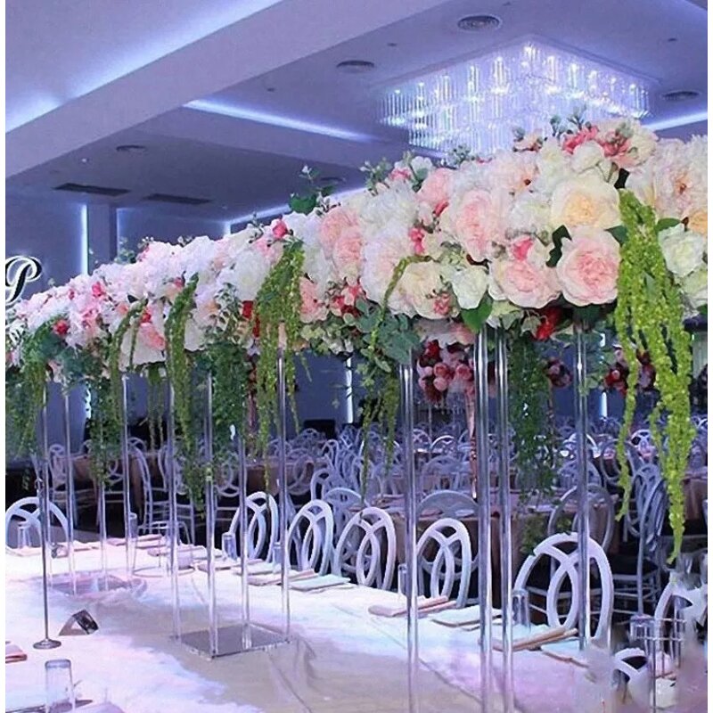 Flower Stand - Crystal Chandelier Elegant Table Centerpiece for Wedding Arch